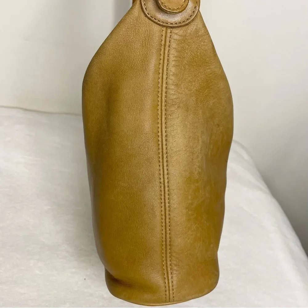 Coach Soho Vintage Mini Bucket Bag Purse Handbag Leather 4148 Lightweight Toffee